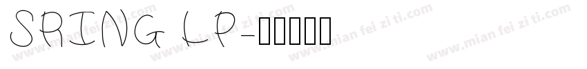 SRING LP字体转换